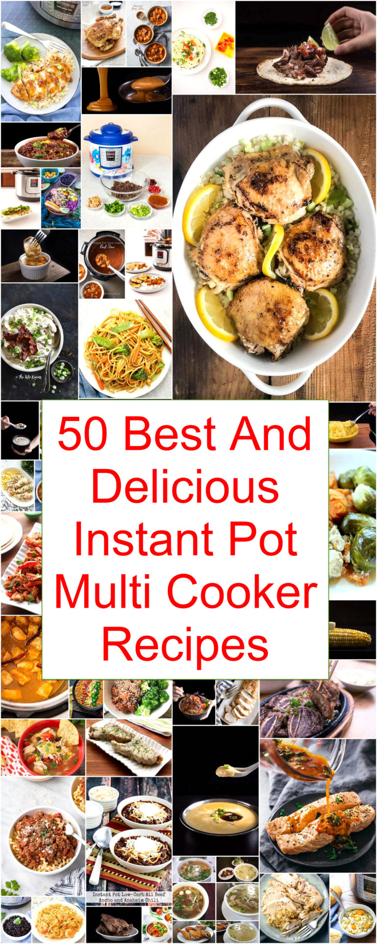 50 Best And Delicious Instant Pot Multi Cooker Recipes | Instant Pot ...